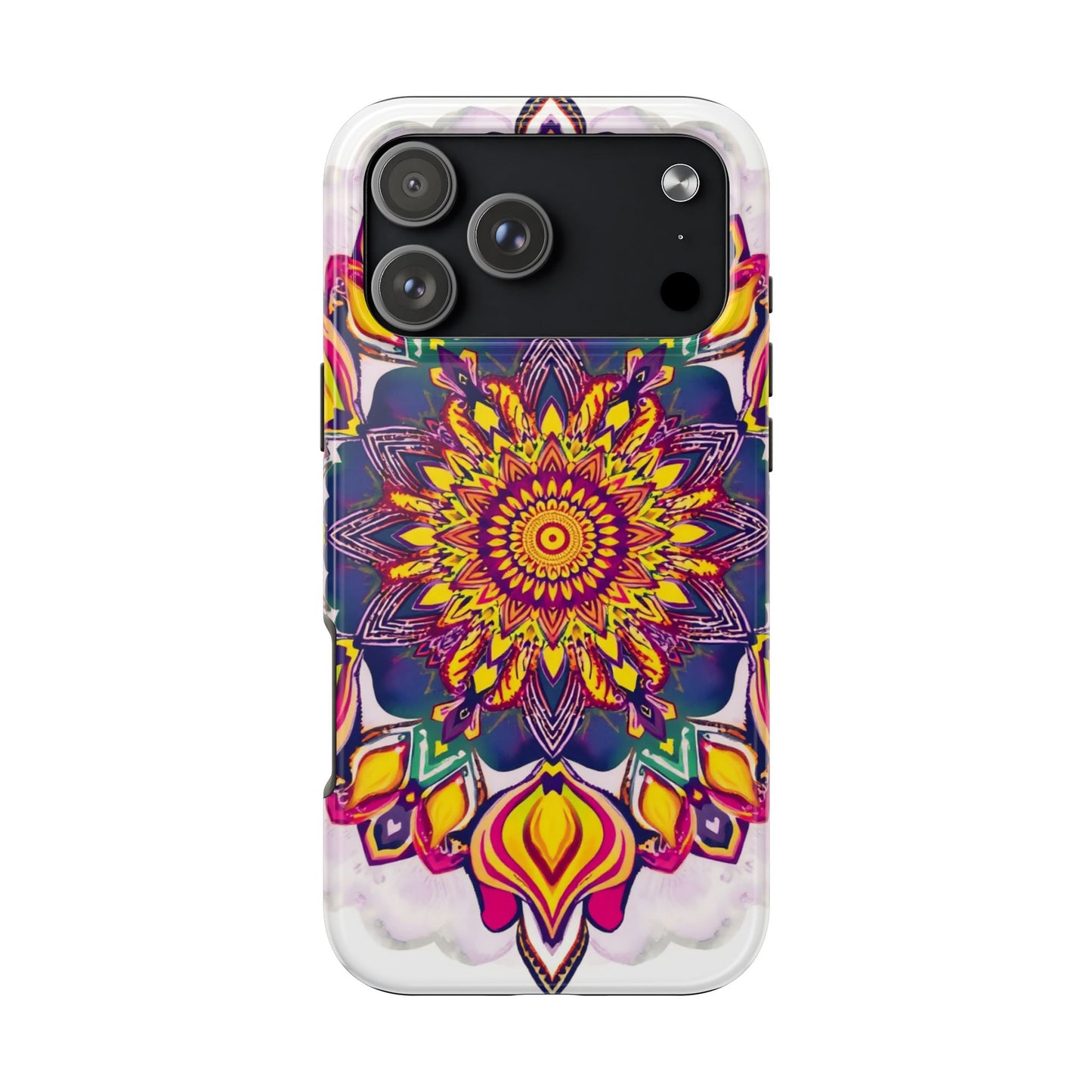 Vibrant Mandala Tough Phone Case - Boho Style Protection - for iPhone