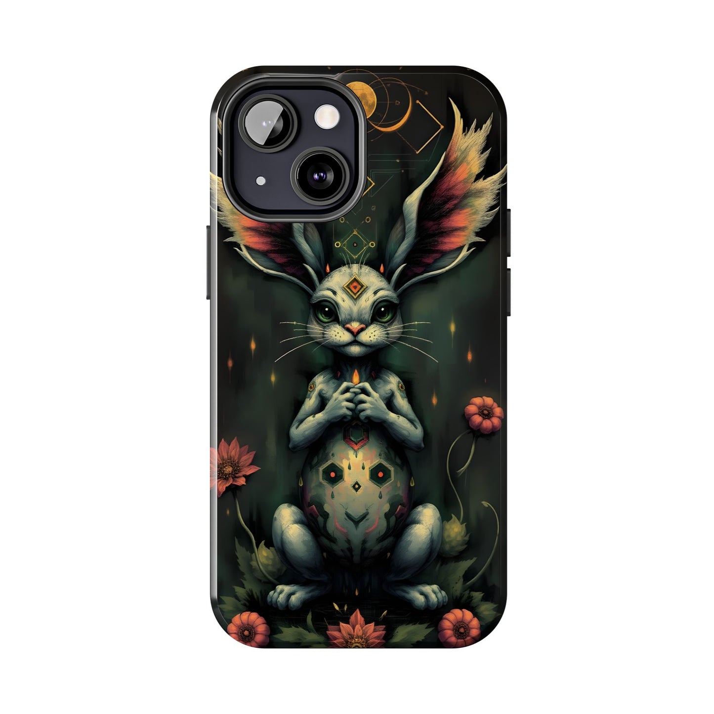 Artistic Rabbit Phone Cases - Unique and Durable Design of Mystical Bunny - for iPhone