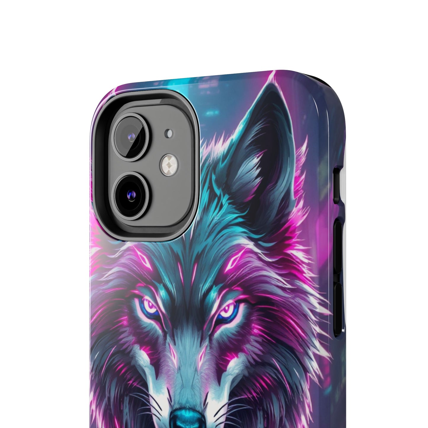 Fierce Wolf Phone Case - Tough & Vibrant Design for Animal Lovers