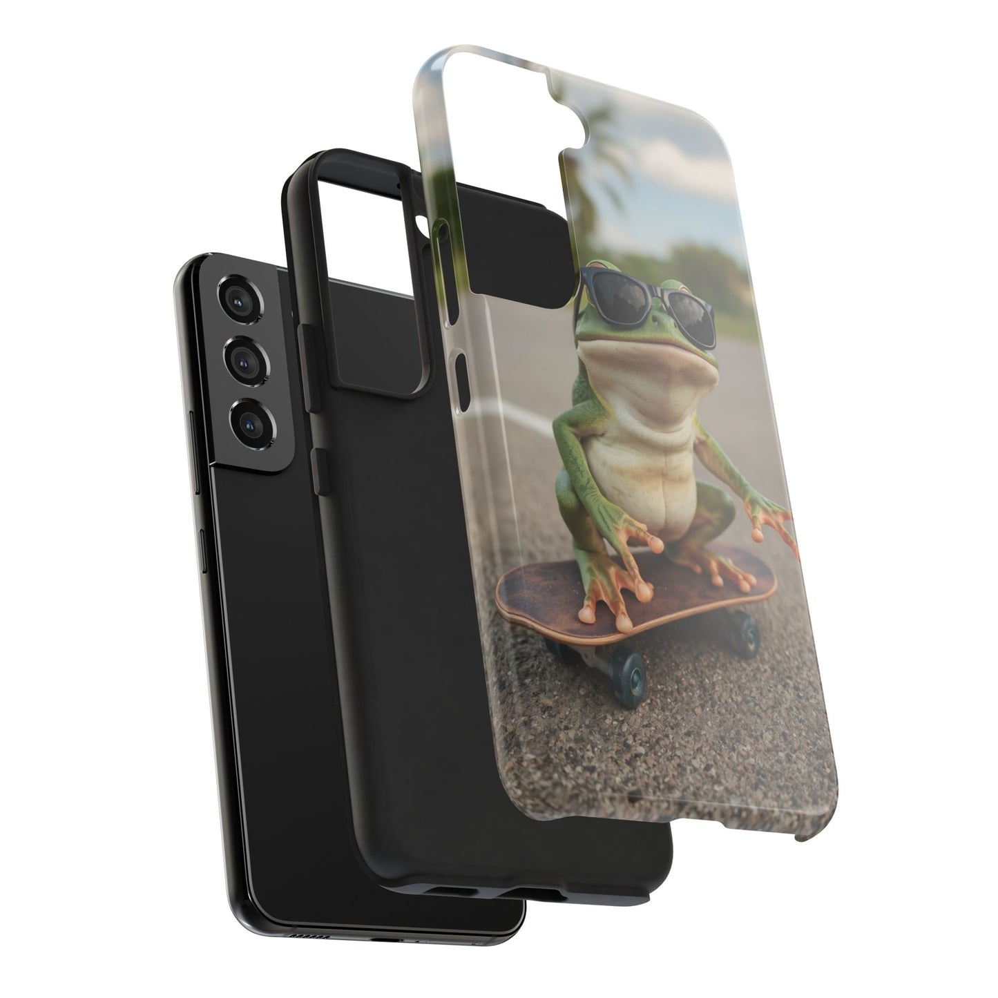 Cool Frog Skateboard Phone Case - Tough and Stylish Protection