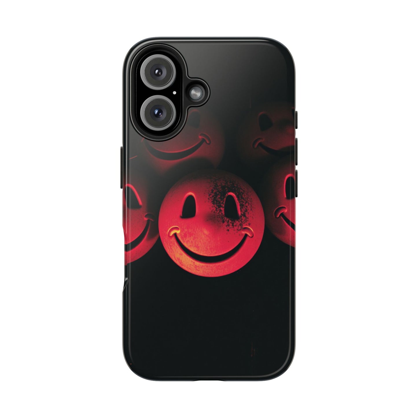 Smiley Face Tough Phone Case - Durable Protection with Fun Design