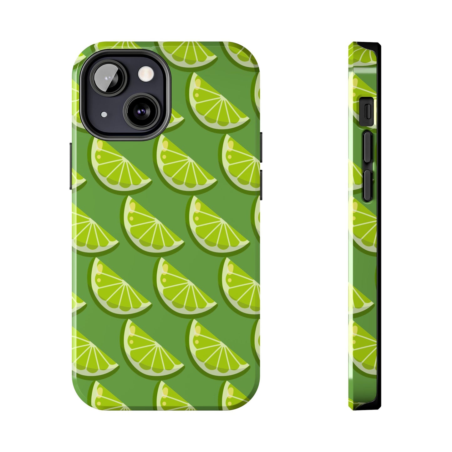 Lime Slice Tough Phone Case - Green Party - for iPhone