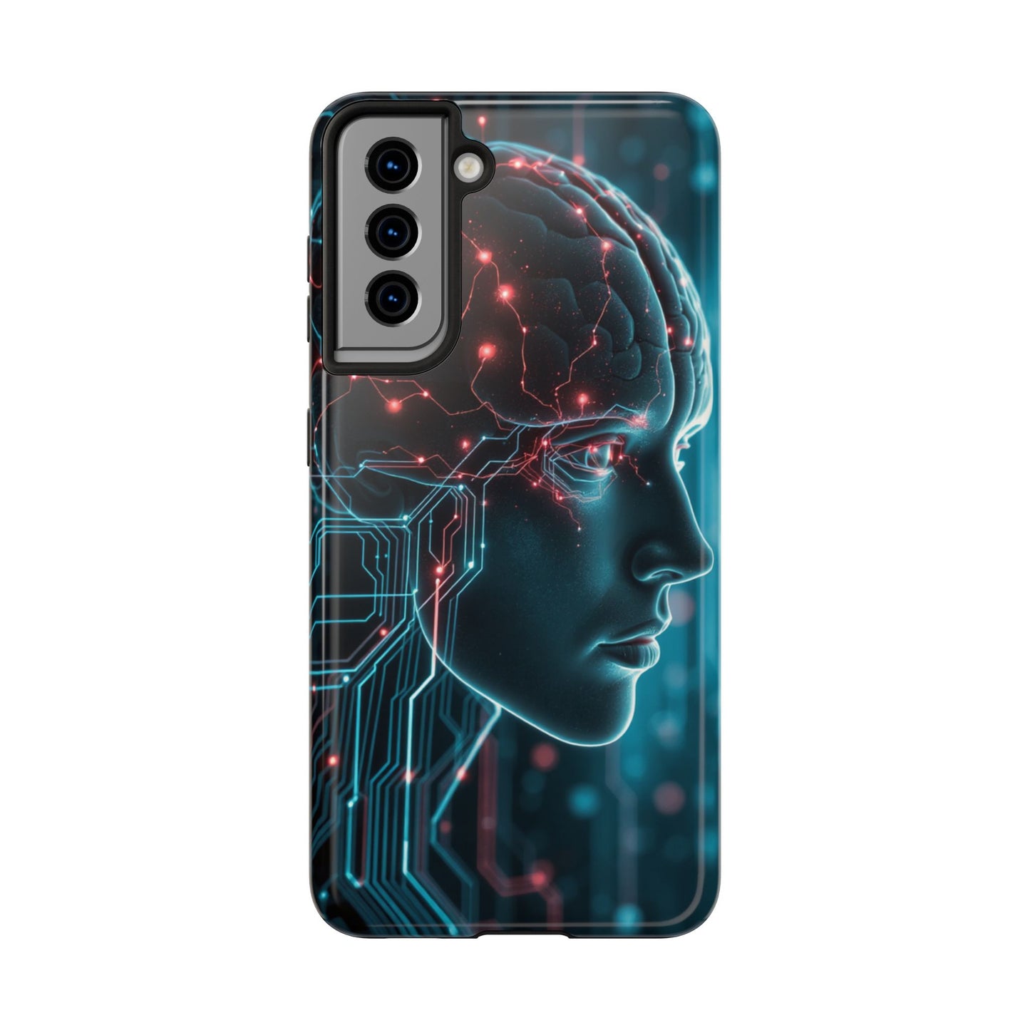 Futuristic Brain Design Tough Phone Case