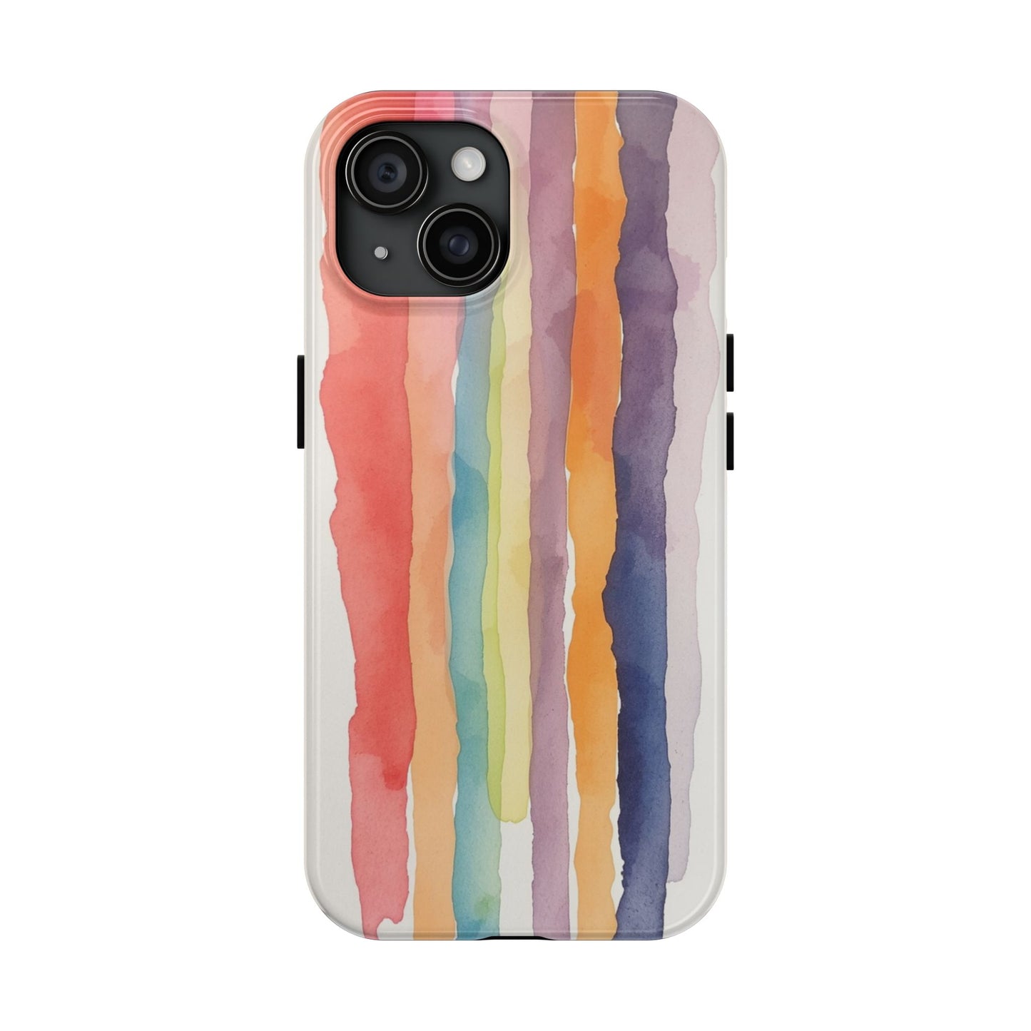 Colorful Watercolor Tough Phone Case - Stylish and Durable Cover for Creative Souls
