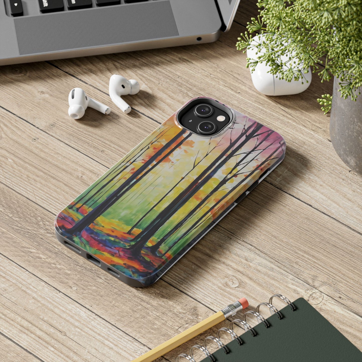 Nature-Inspired Tough Phone Case for Outdoor&Artists Enthusiasts - for iPhone