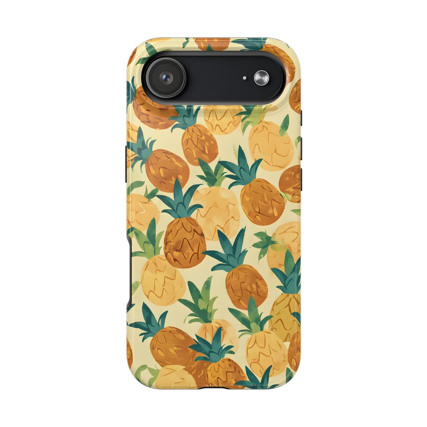 Pineapple Paradise Tough Phone Case - Durable and Stylish for Summer Vibes - for iPhone