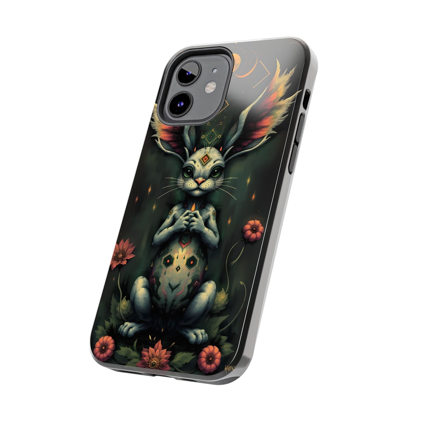 Artistic Rabbit Phone Cases - Unique and Durable Design of Mystical Bunny - for iPhone
