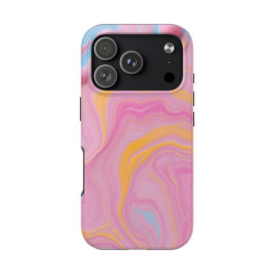 Liquid Candy Abstract Tough Phone Case - Durable Protection with Artistic Design - for iPhone