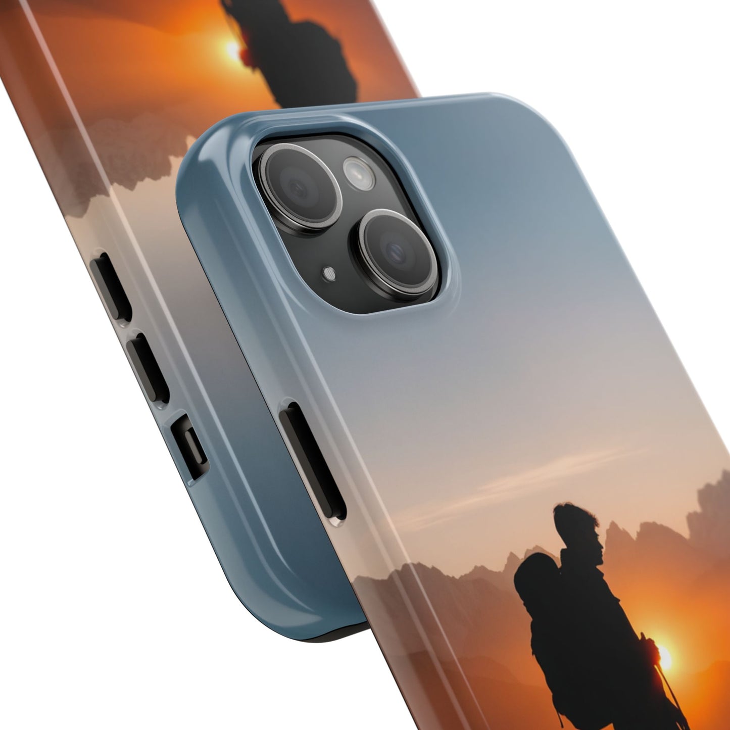 Explorer Adventure Sunset Mountain iPhone Case