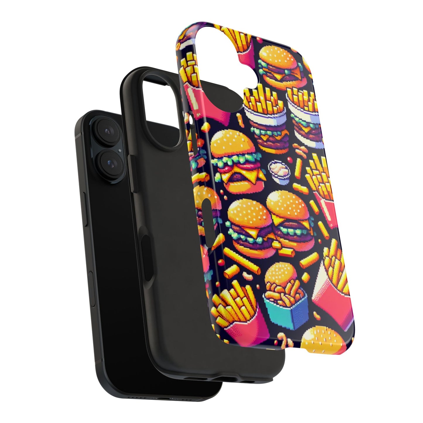 Retro Fast Food Phone Case - Tough and Durable - for iPhone
