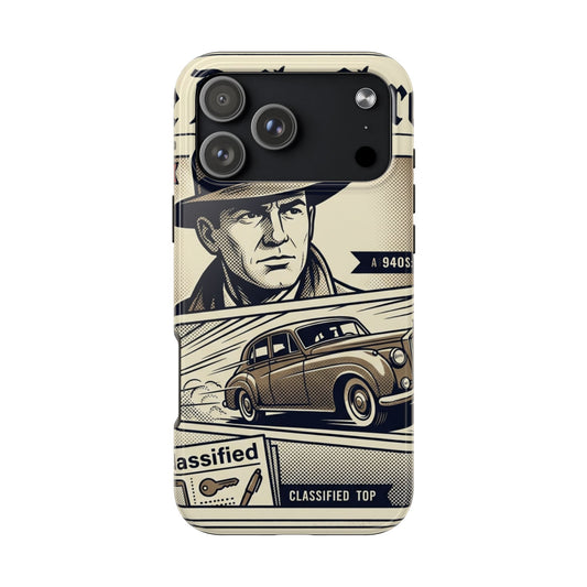Old Newspaper Tough Phone Case