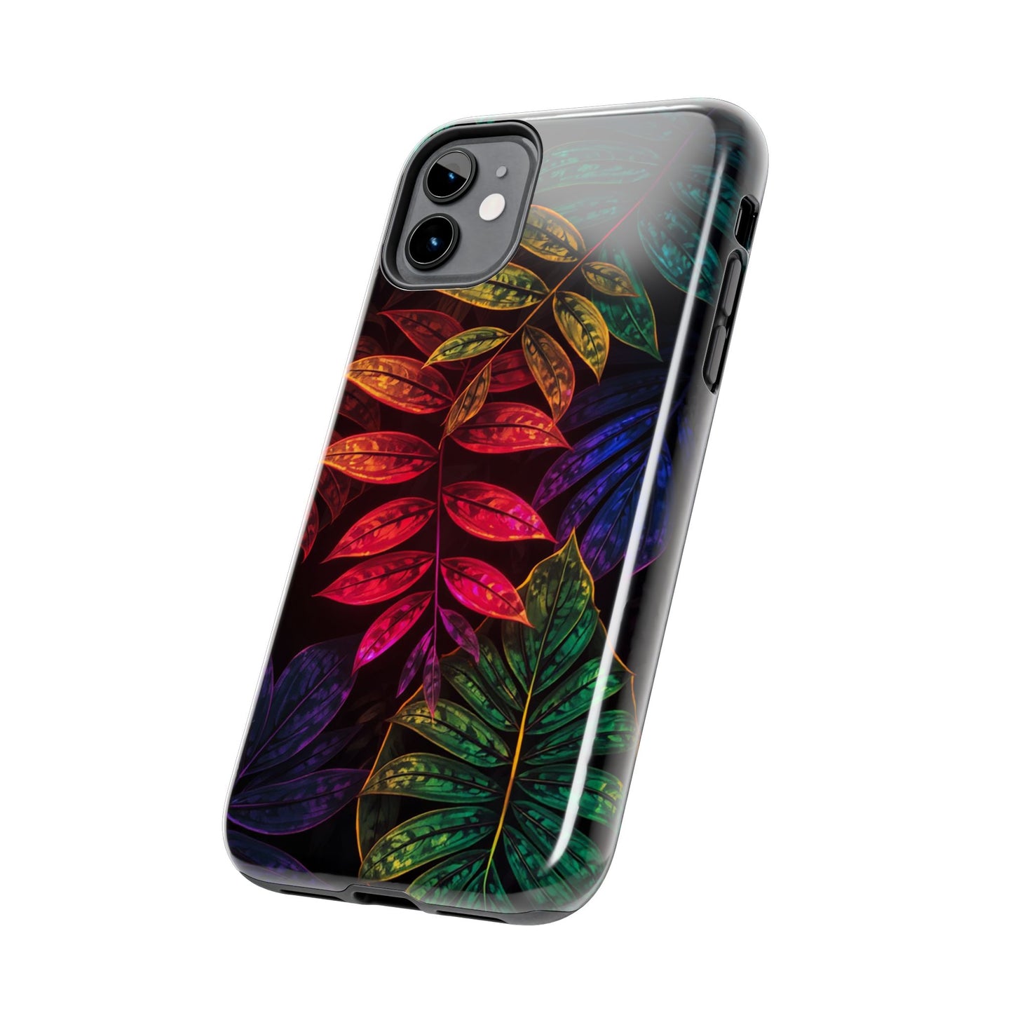 Vibrant Tropical Leaf Tough Phone Case