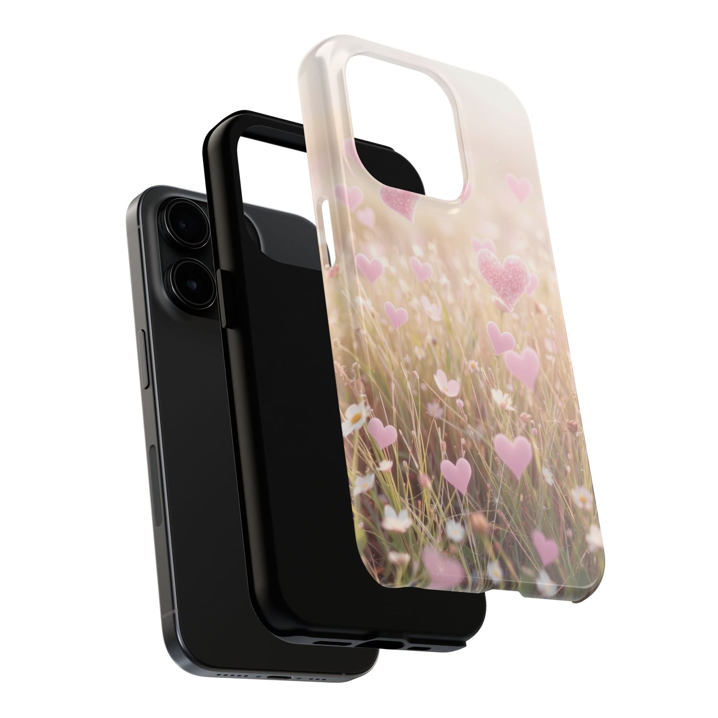 Romantic Hearts Tough Phone Case - Perfect for Lovers and Celebrations