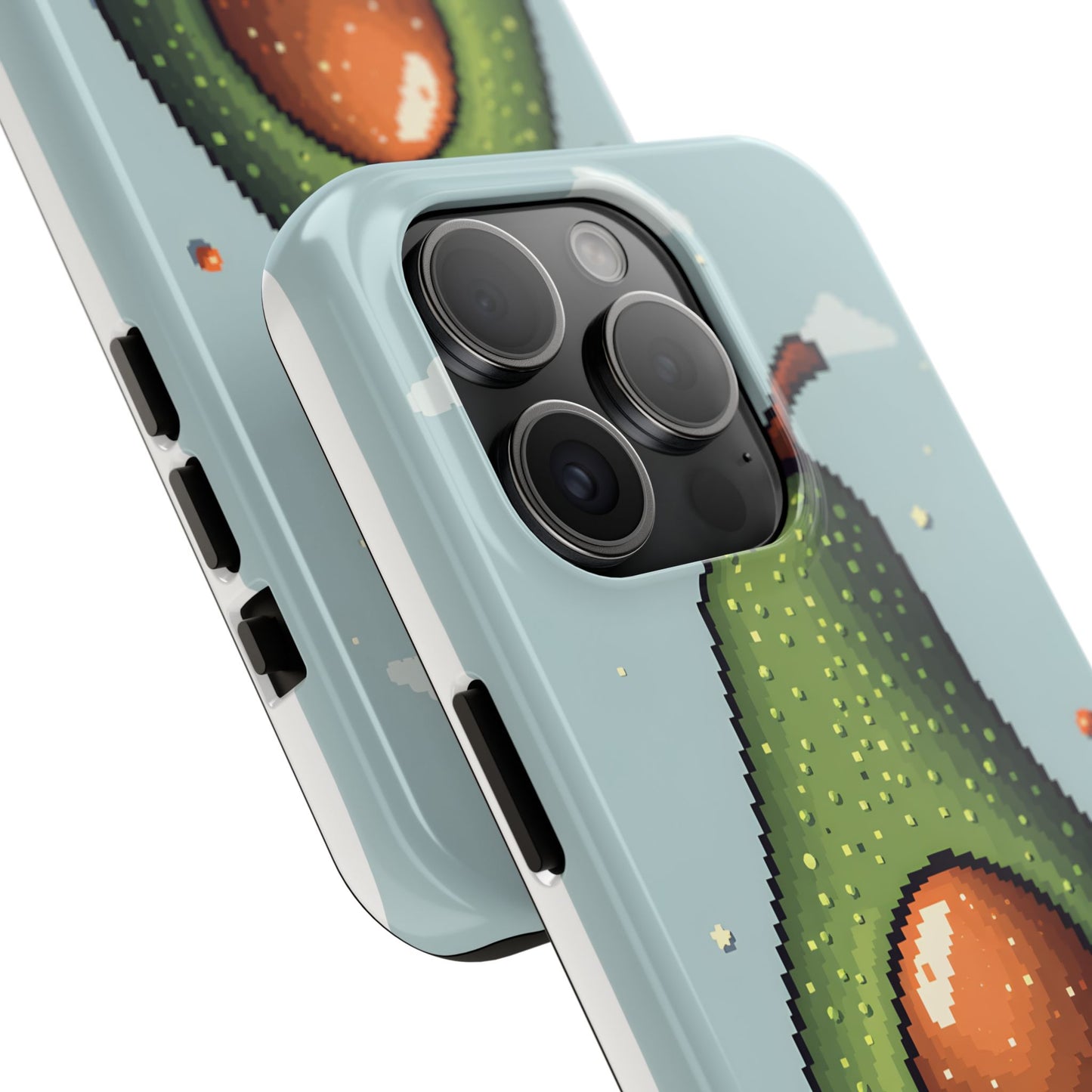 Pixel Avocado Tough Phone Case - Perfect for Foodies & Nature Lovers - for iPhone