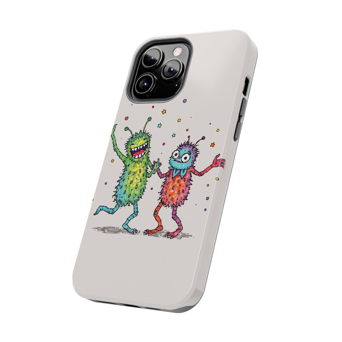 Colorful Monster Tough Phone Case - Fun and Playful Design
