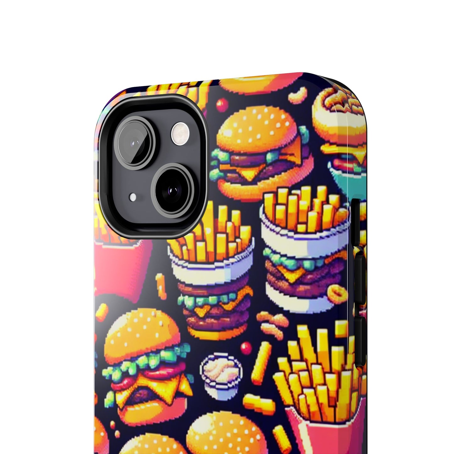 Retro Fast Food Phone Case - Tough and Durable - for iPhone