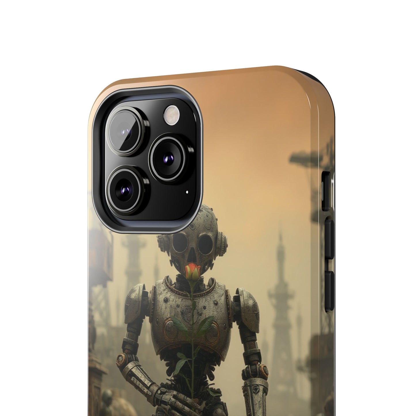 Robotic Sentinel Tough Phone Case - Durable Protector for Sci-Fi Lovers