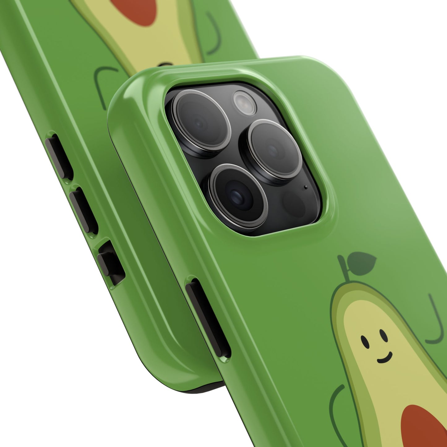 Vegan Avocado Tough Phone Case - Cute & Durable Phone Cover - for iPhone