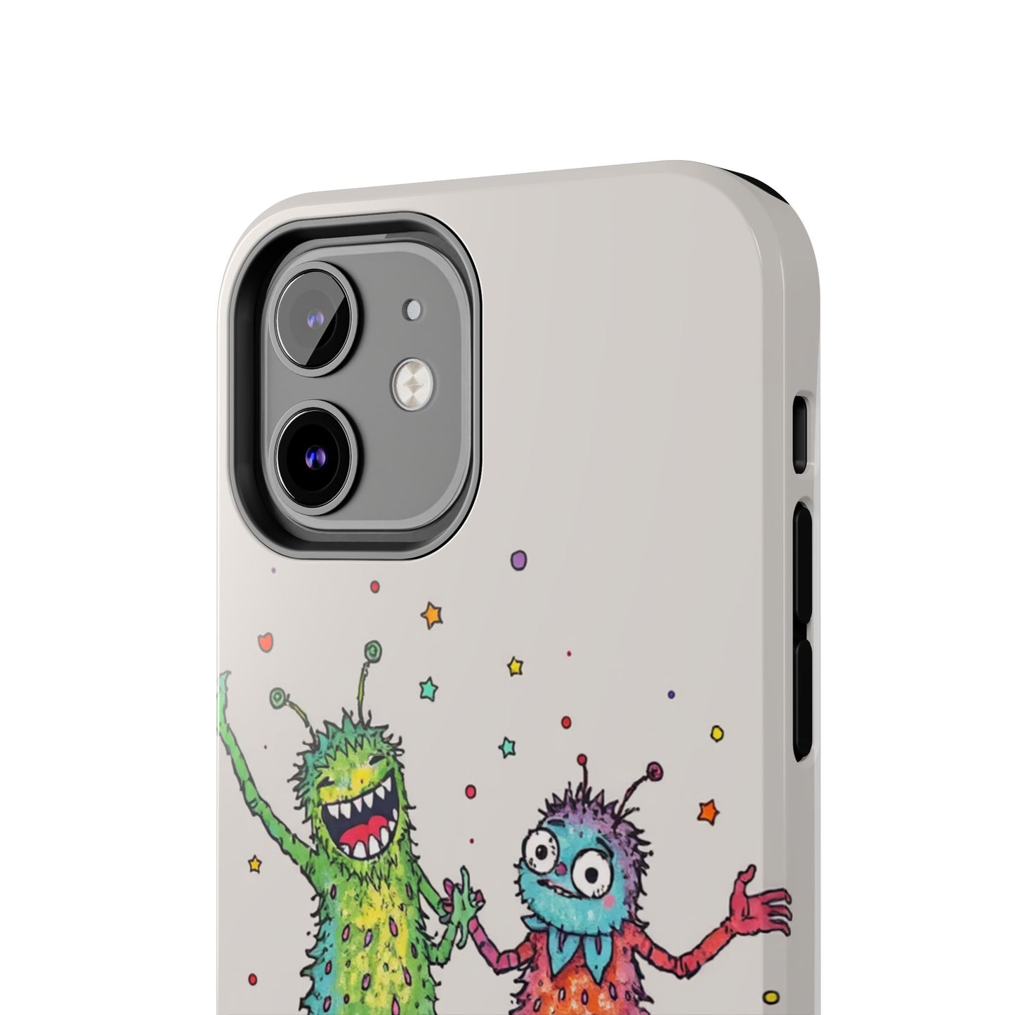 Colorful Monster Tough Phone Case - Fun and Playful Design