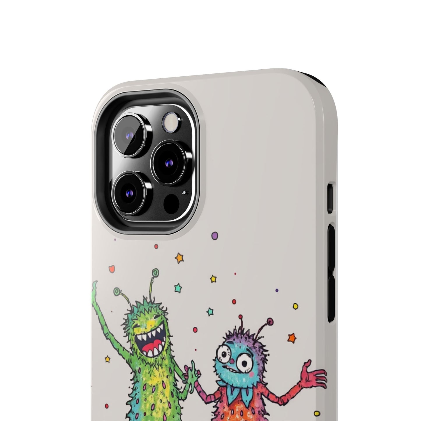 Colorful Monster Tough Phone Case - Fun and Playful Design