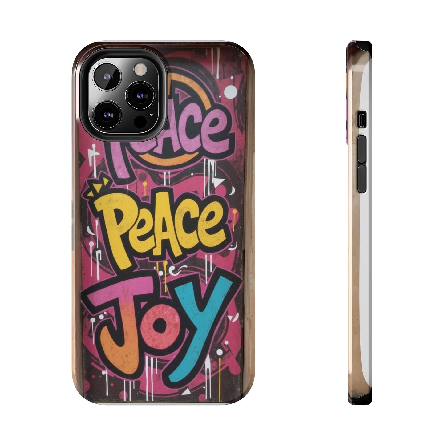 Colorful Peace Joy Tough Phone Case