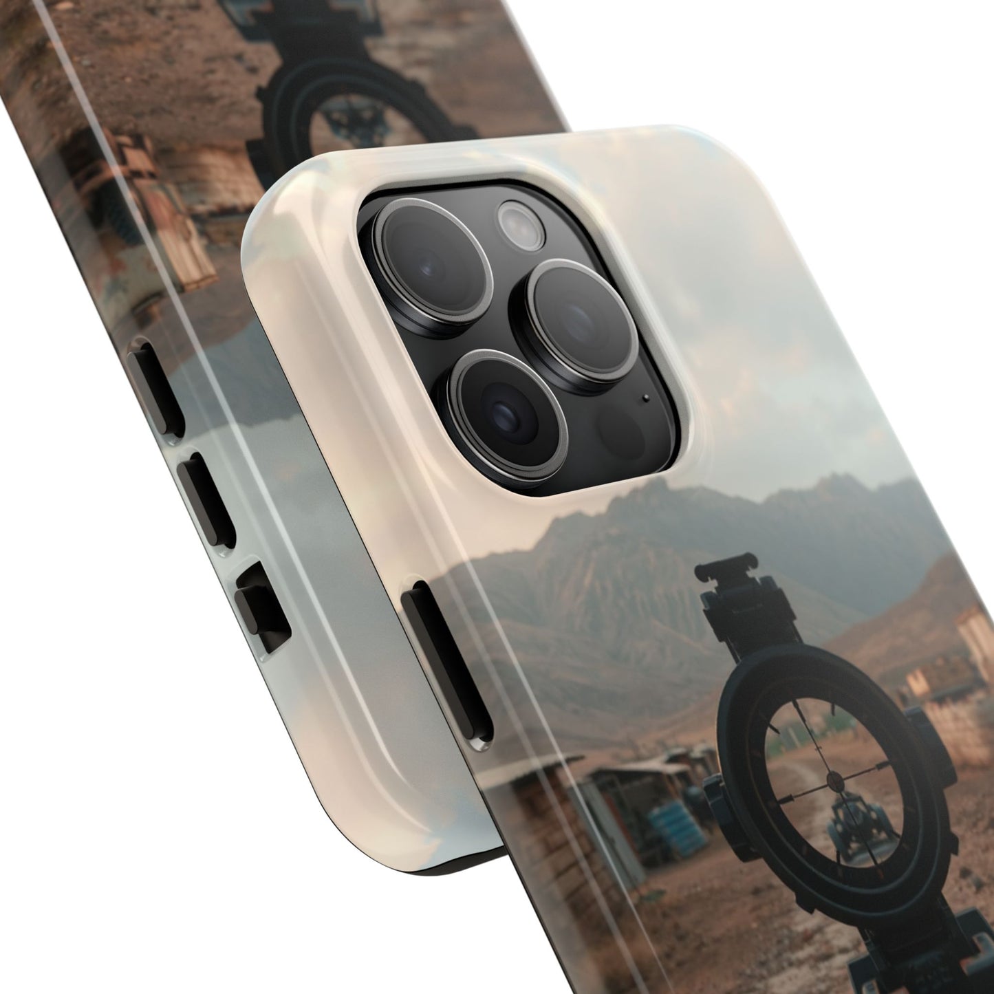 Tough Phone Case - Military Inspired Design with Sniper Scope