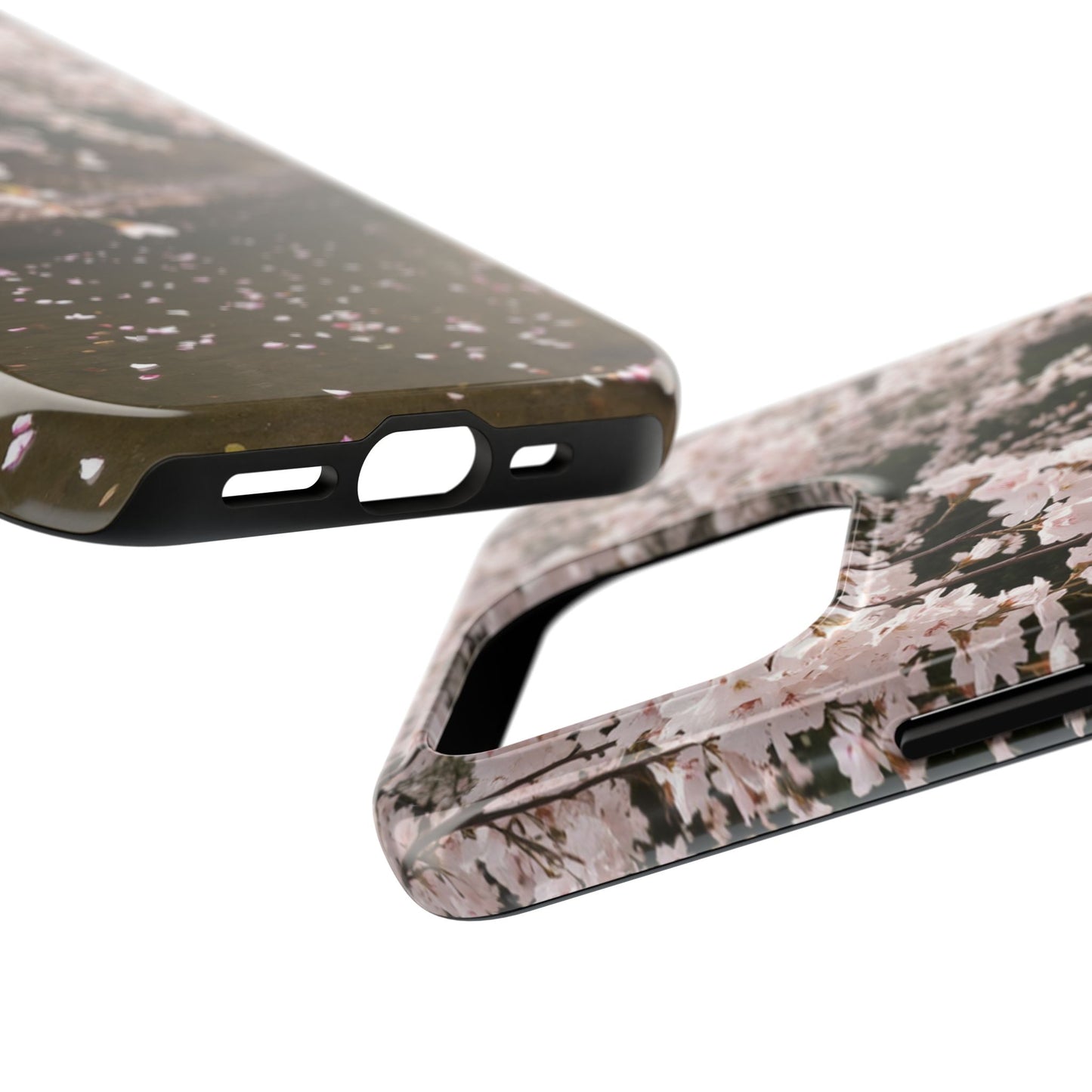 Cherry Blossom Tough Phone Cases - Durable Protection with Floral Serenity