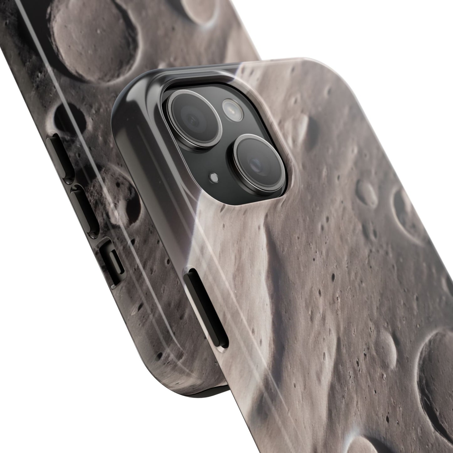 Celestial Moon Surface Tough Phone Case | Durable Space-Themed Design - for iPhone