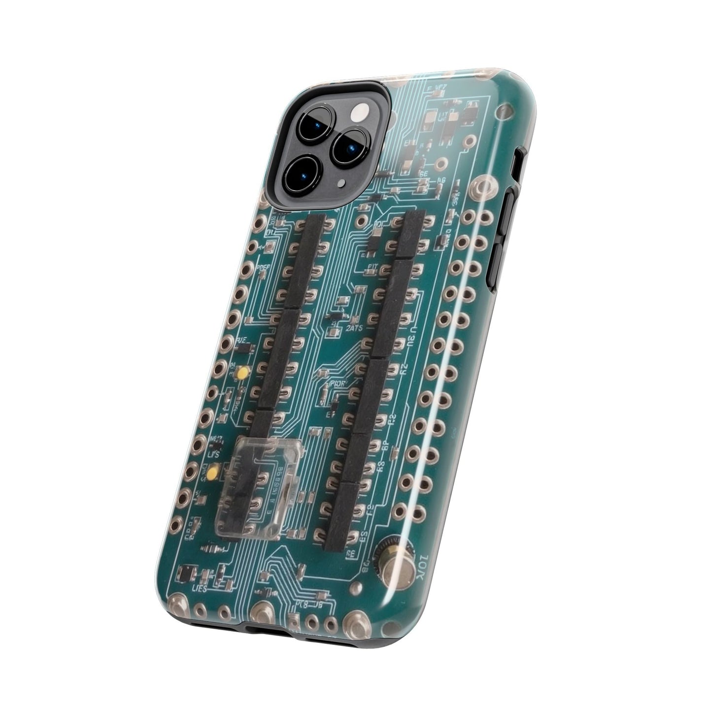 Old Circuits Design Tough Phone Case - for iPhone