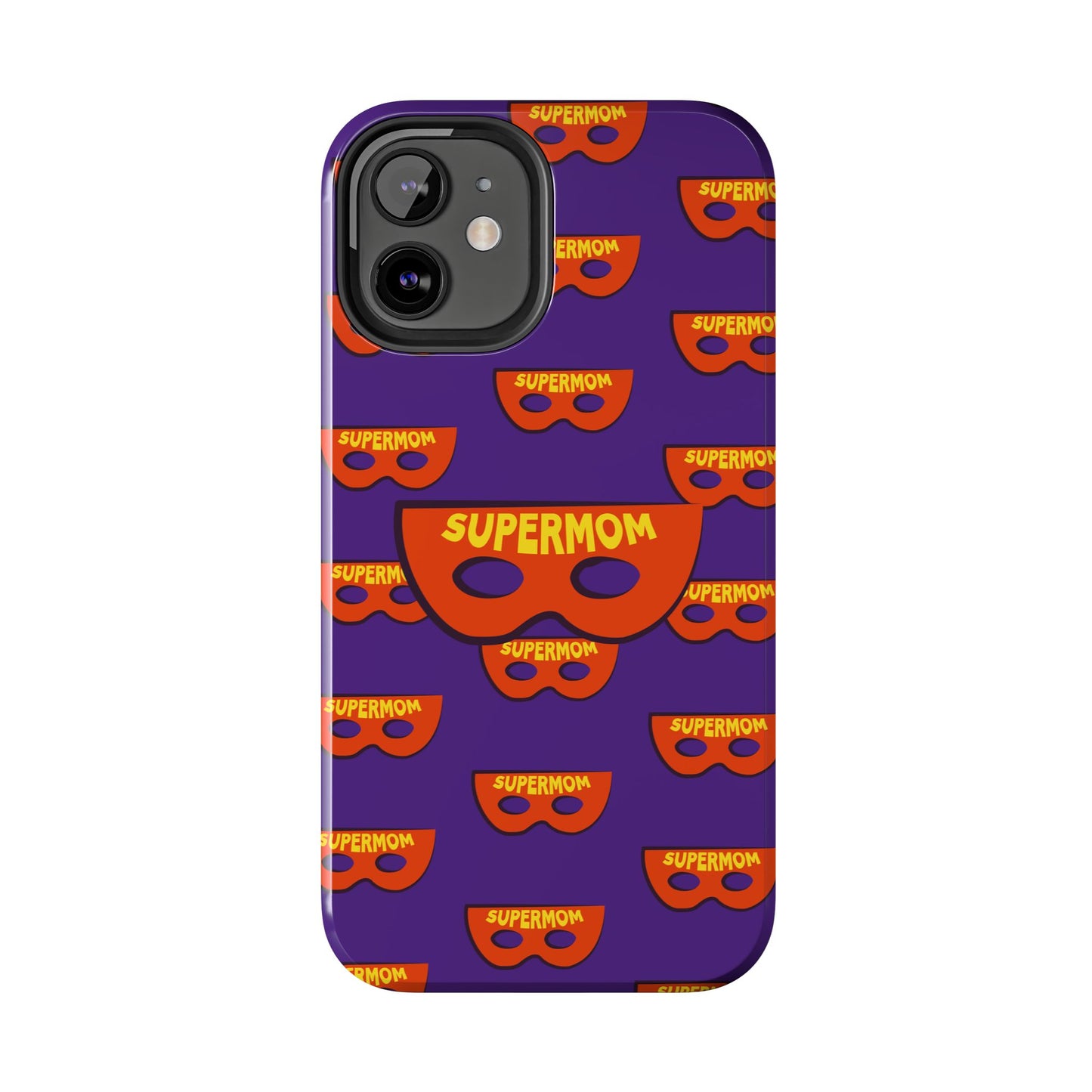 Supermom Tough Phone Case - Durable Protection with Fun Design - for iPhone