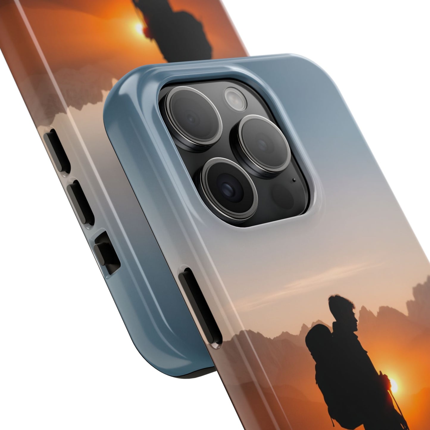 Explorer Adventure Sunset Mountain iPhone Case
