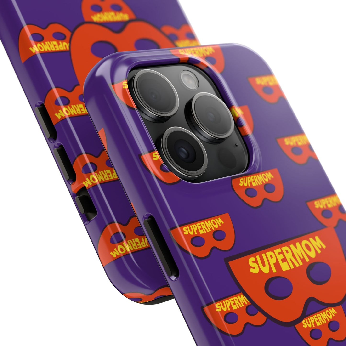 Supermom Tough Phone Case - Durable Protection with Fun Design - for iPhone