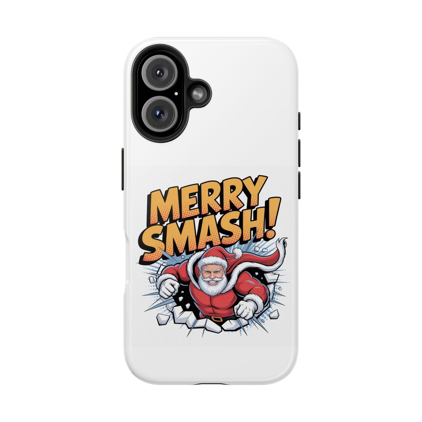 Santa Merry Smash Phone Case