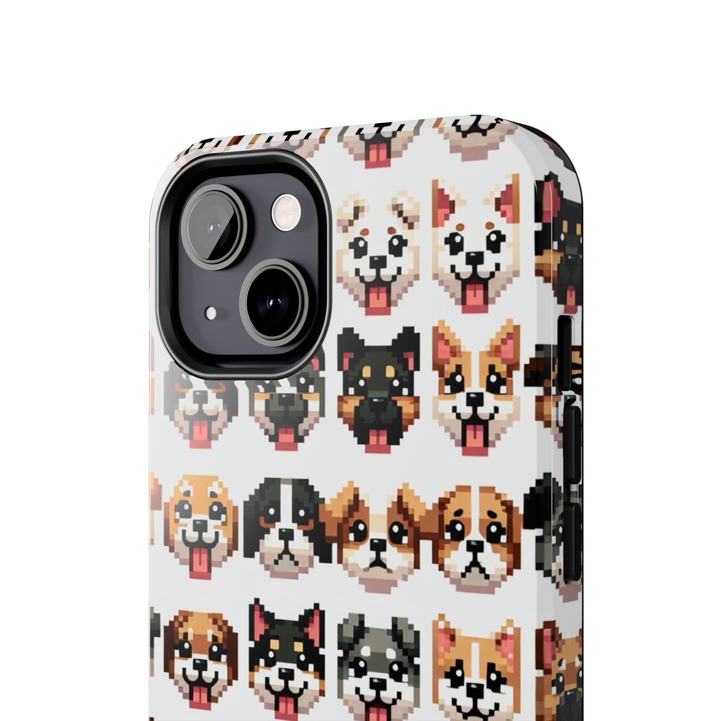 Pixelated Dog Breed Tough Phone Case - Cute, Durable Protection for Pet Lovers - for iPhone