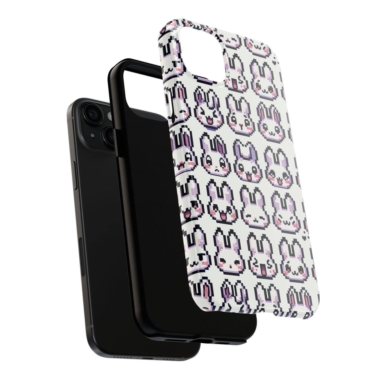 Cute Pixel Bunny Tough Phone Case - Stylish & Protective Cover for iPhone