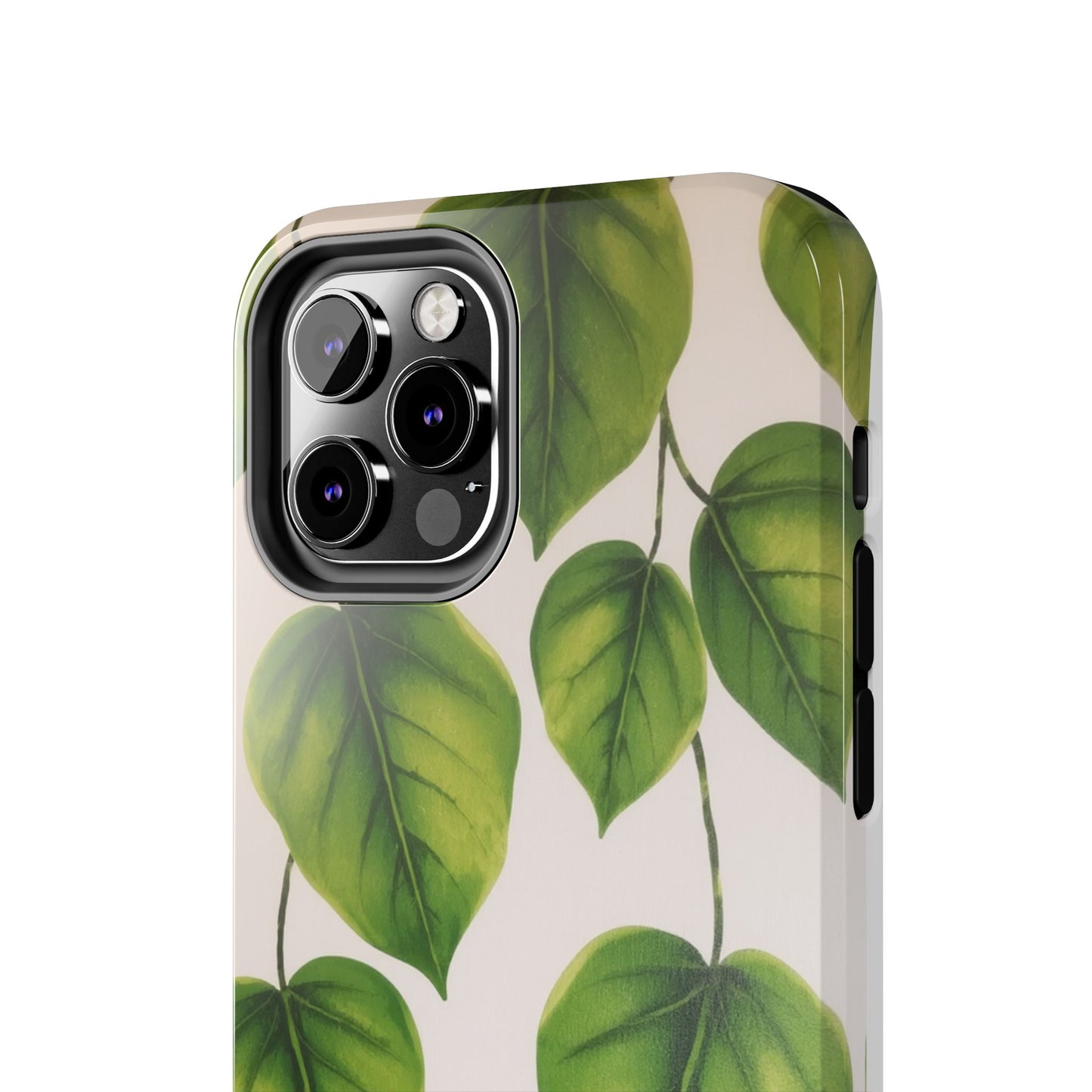 Tough Phone Cases with Green Leaf Design | Eco-Friendly Protection for Nature Lovers