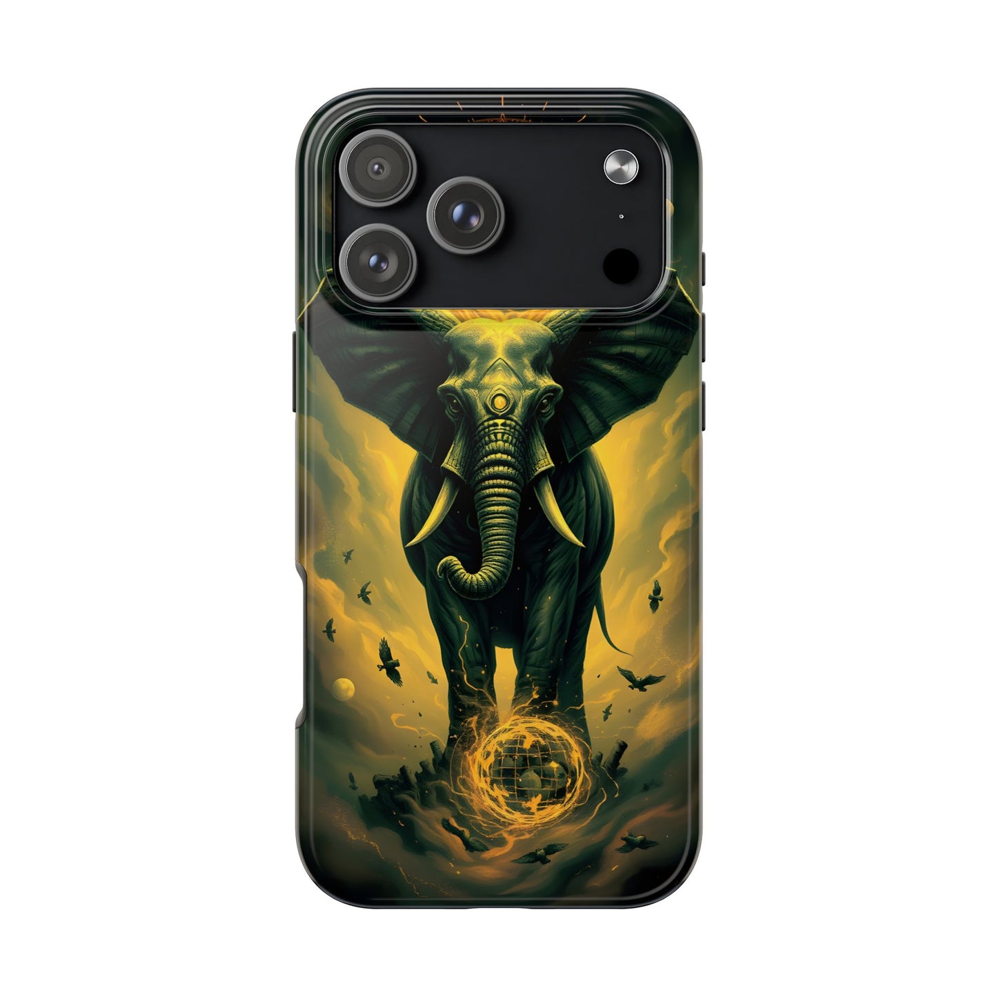 Majestic Elephant Clouds Tough Phone Case - Durable Protection with Bold Design - for iPhone