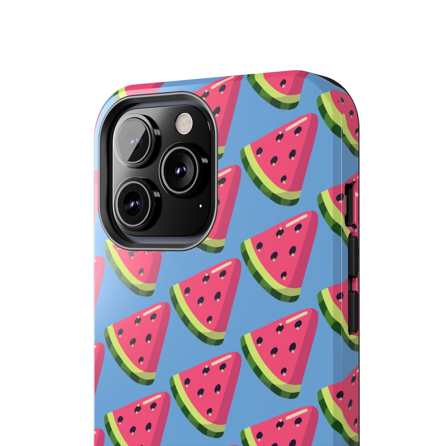 Watermelon Fun Tough Phone Case - Summer Vibes, Blue - for iPhone