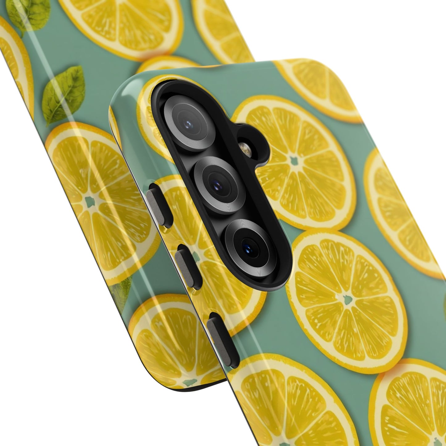 Tough Lemon Pattern Phone Case - Vibrant Citrus Design for Summer Vibes - for iPhone