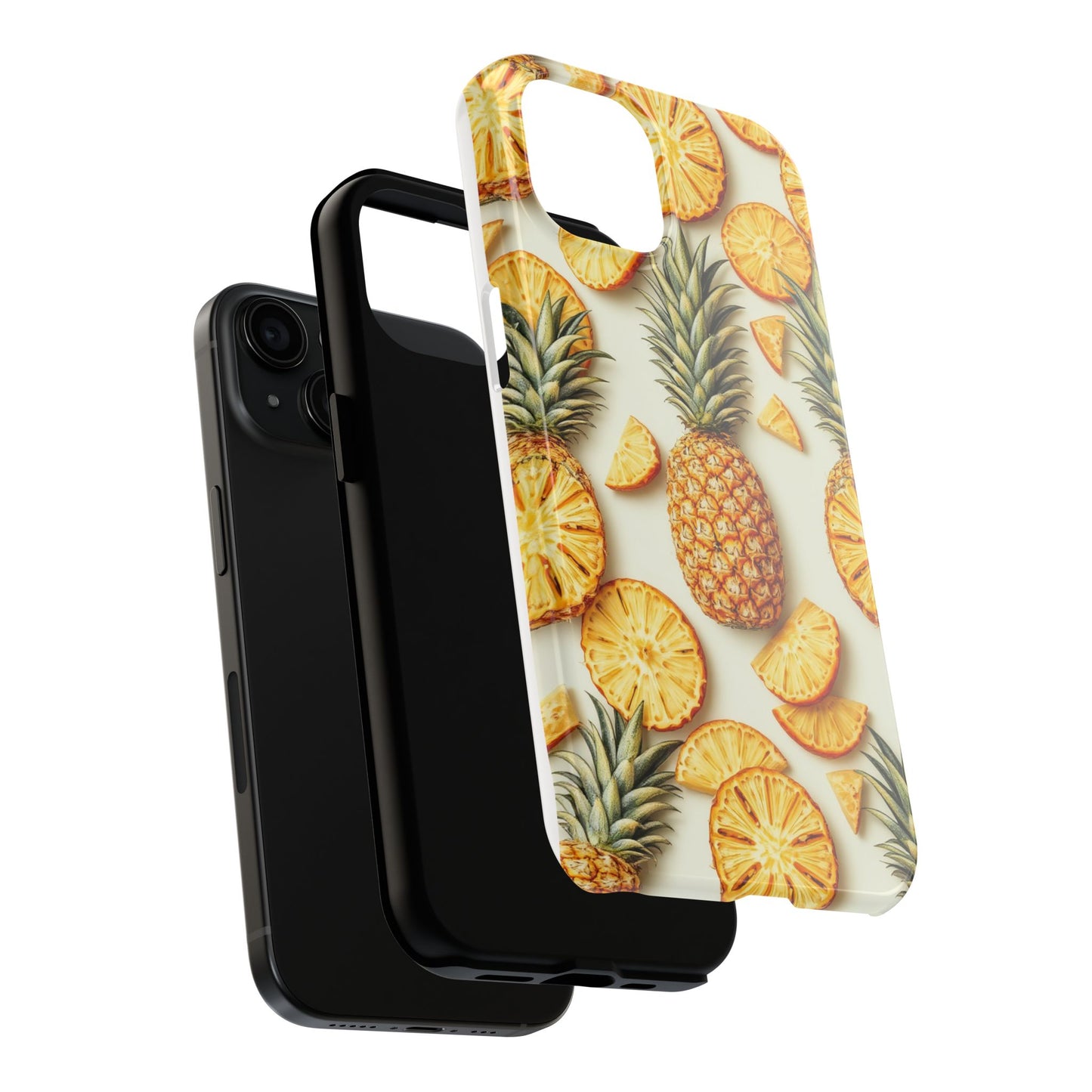 Tropical Pineapple Phone Case - Tough Phone Protector for Summer Vibes