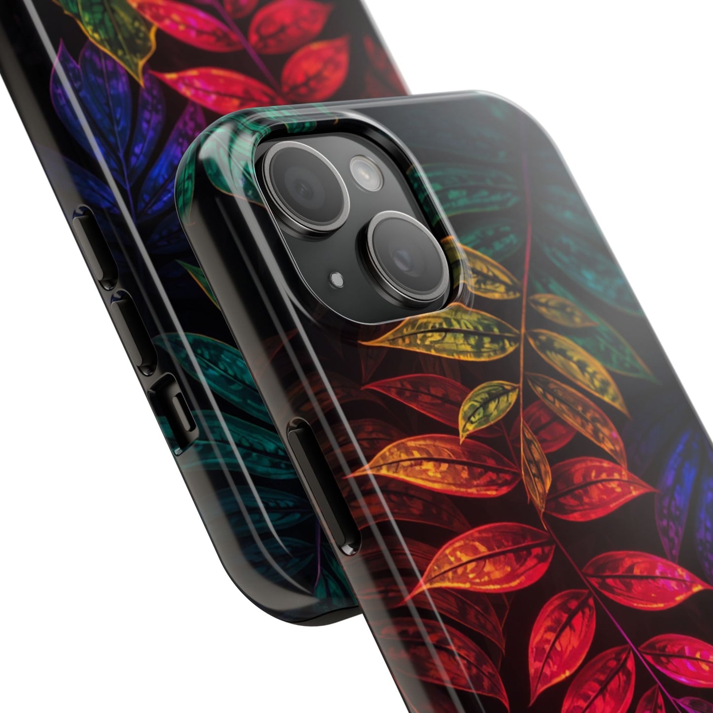 Vibrant Tropical Leaf Tough Phone Case