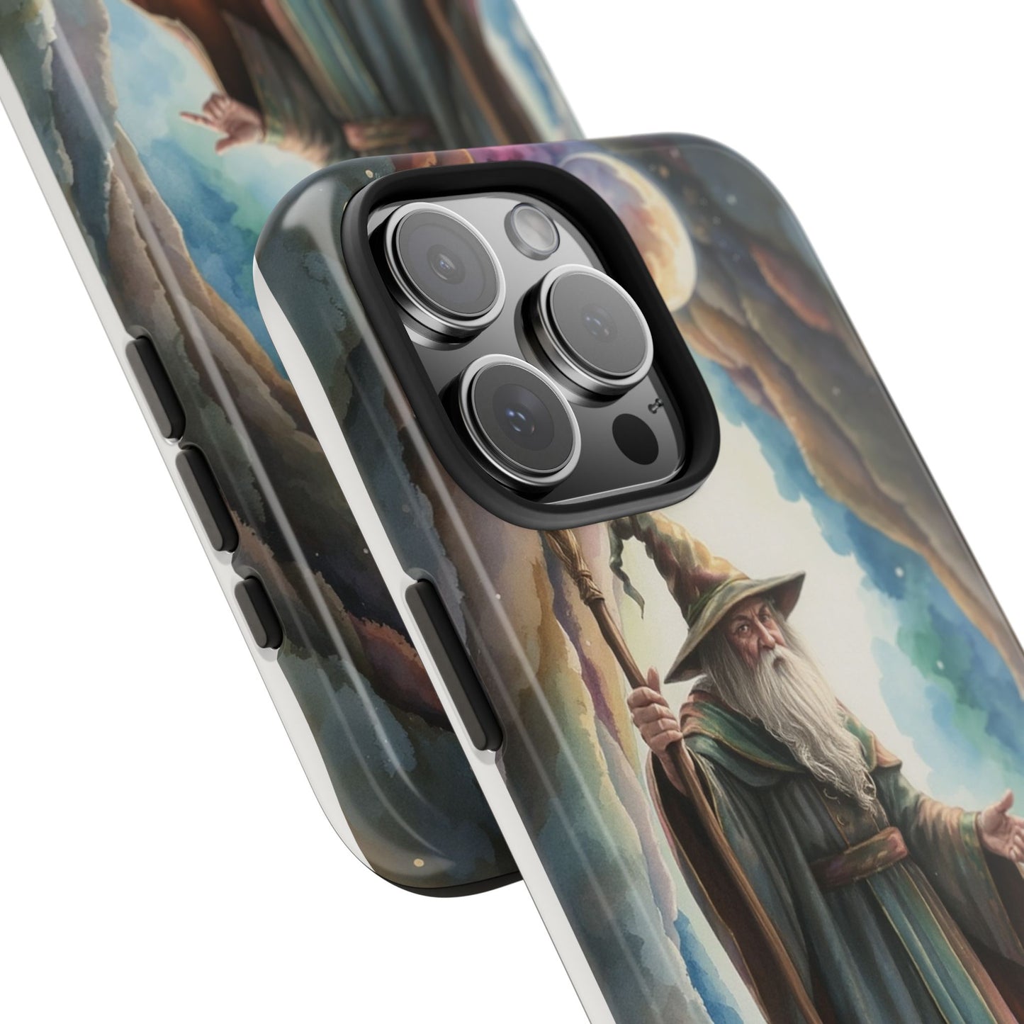 Magical Wizard Phone Case - Tough, Durable Phone Cover for Fantasy Lovers, Geek Gift, Unique Design, Celestial Phone Accessory