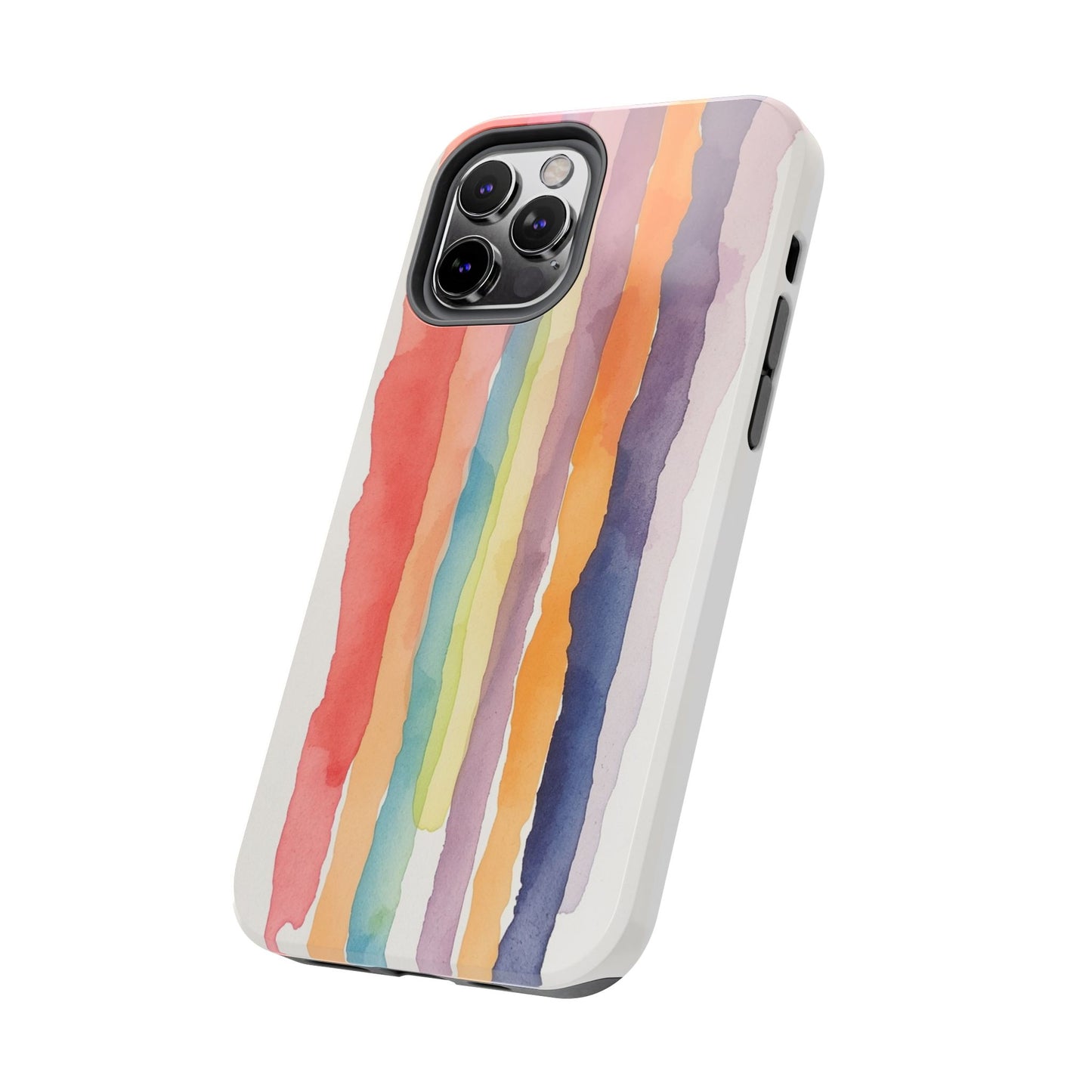 Colorful Watercolor Tough Phone Case - Stylish and Durable Cover for Creative Souls