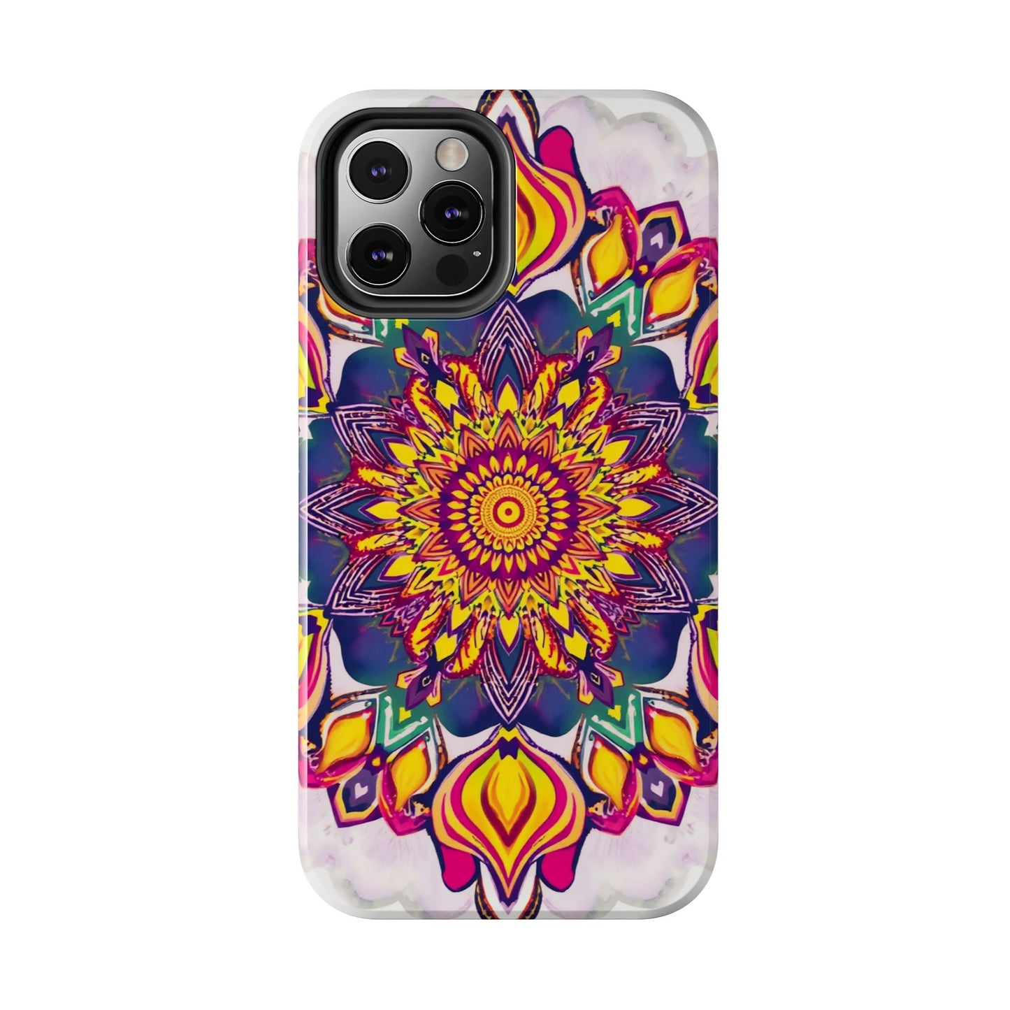 Vibrant Mandala Tough Phone Case - Boho Style Protection - for iPhone