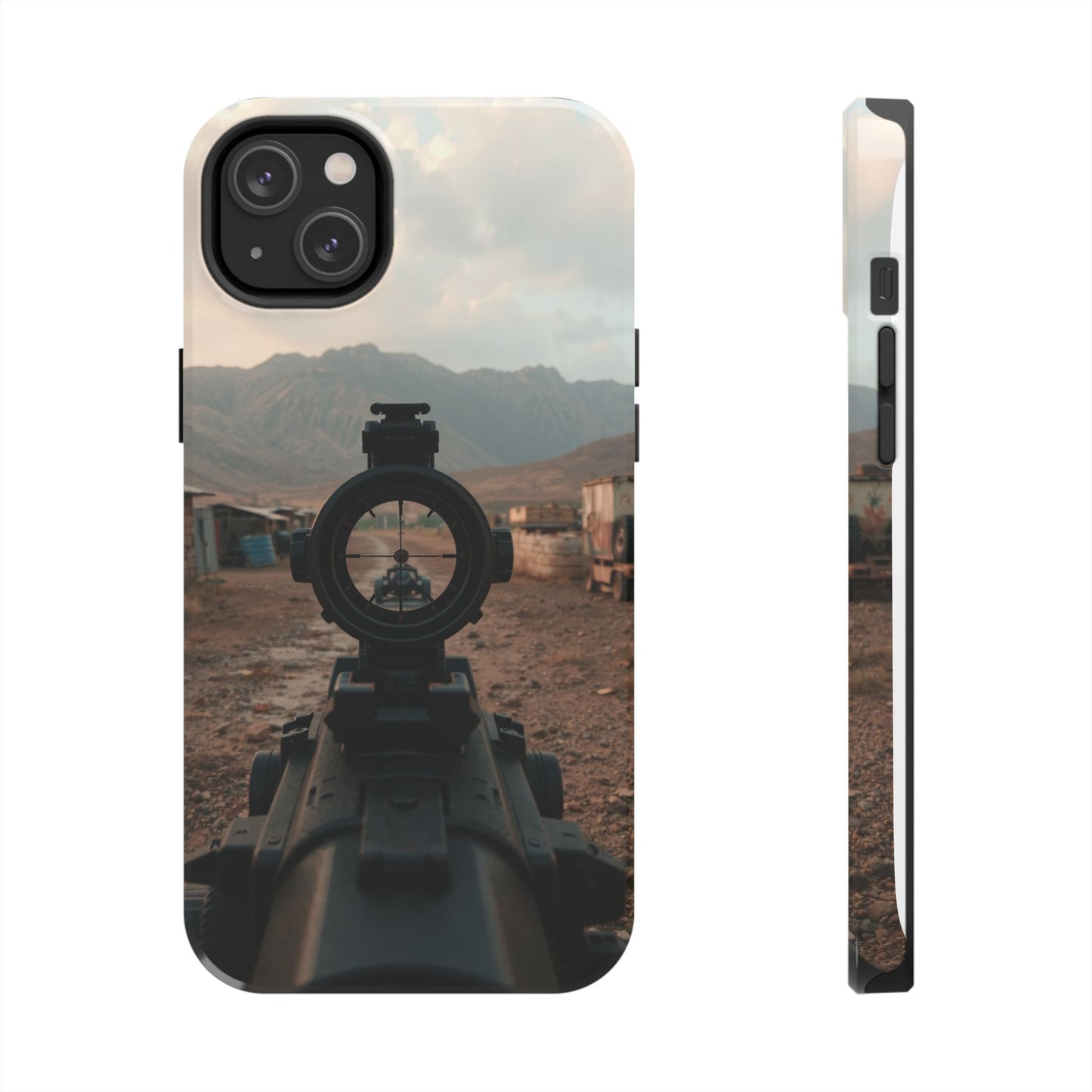 Tough Phone Case - Military Inspired Design with Sniper Scope