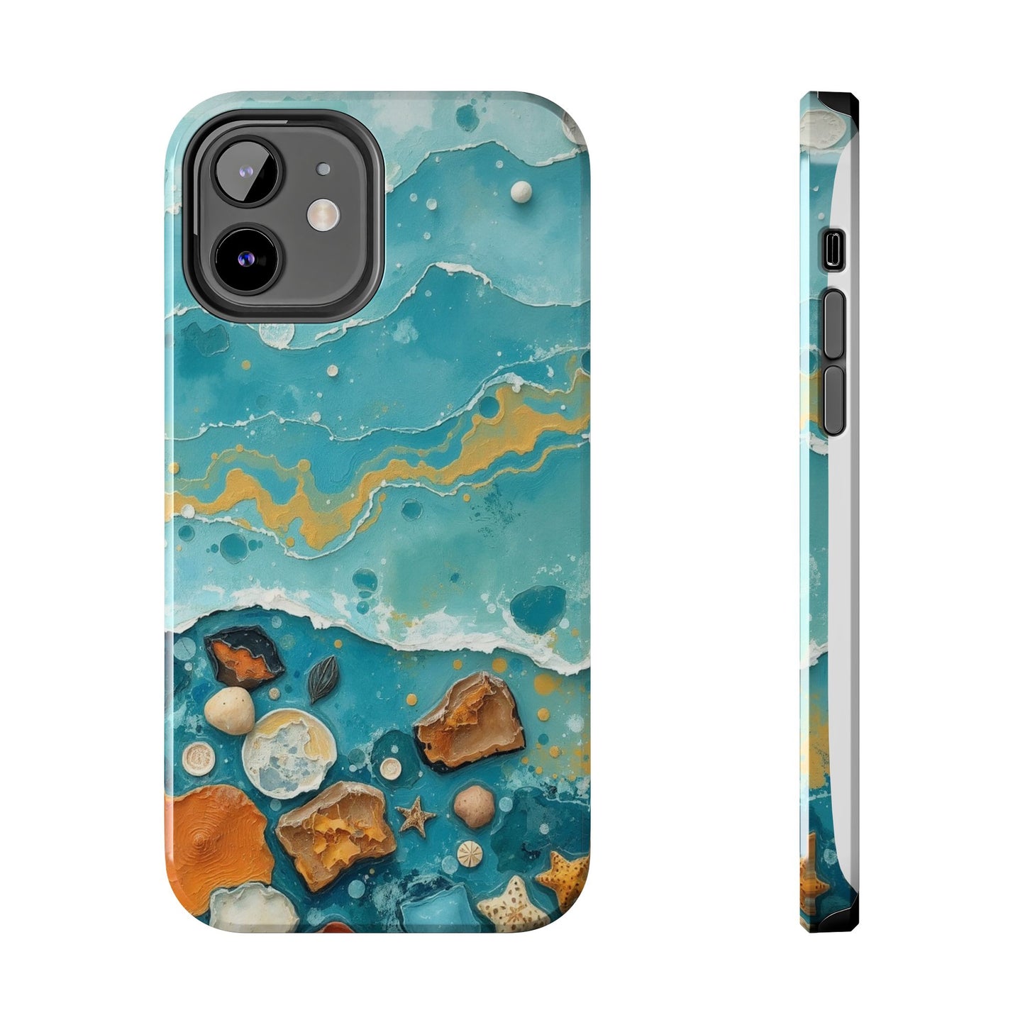 Ocean-Inspired Tough Phone Cases - Coastal Beach Vibe, Easy Accessory for Beach Lovers
