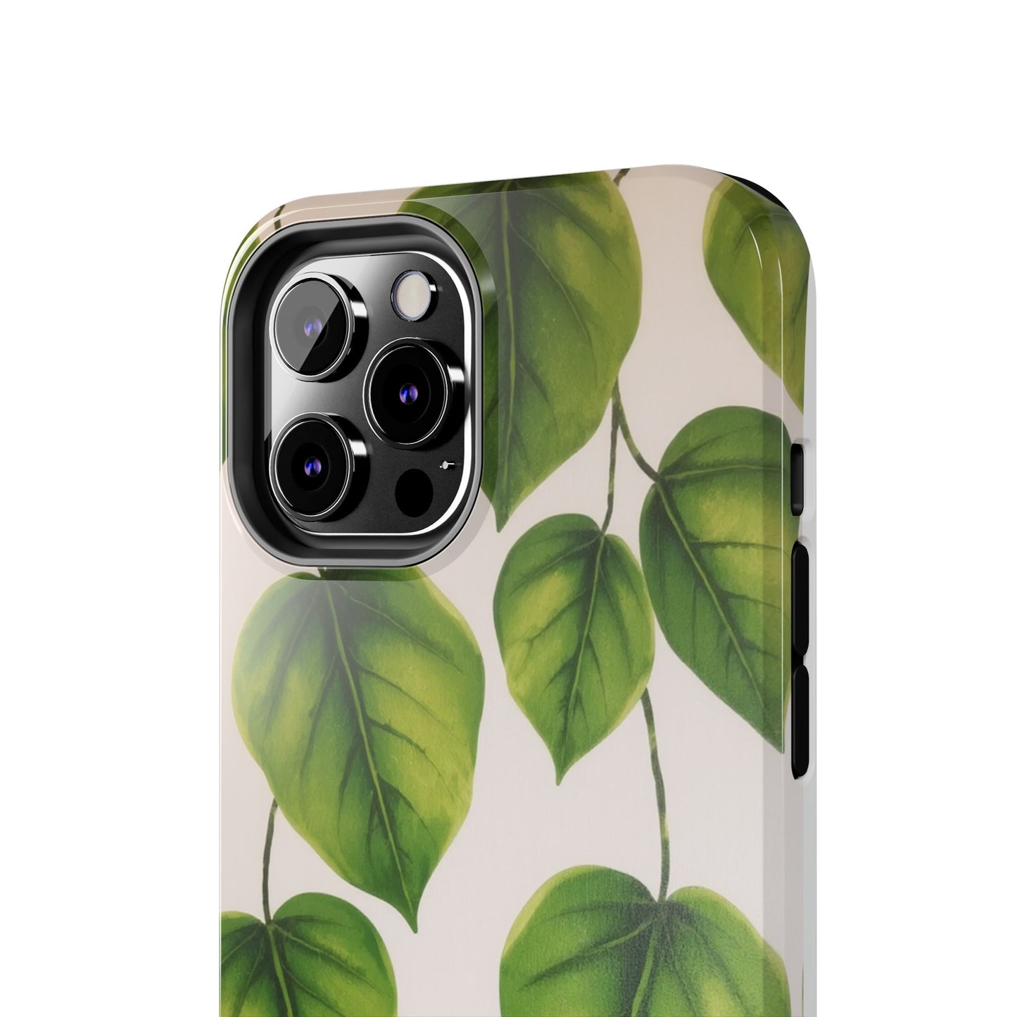 Tough Phone Cases with Green Leaf Design | Eco-Friendly Protection for Nature Lovers