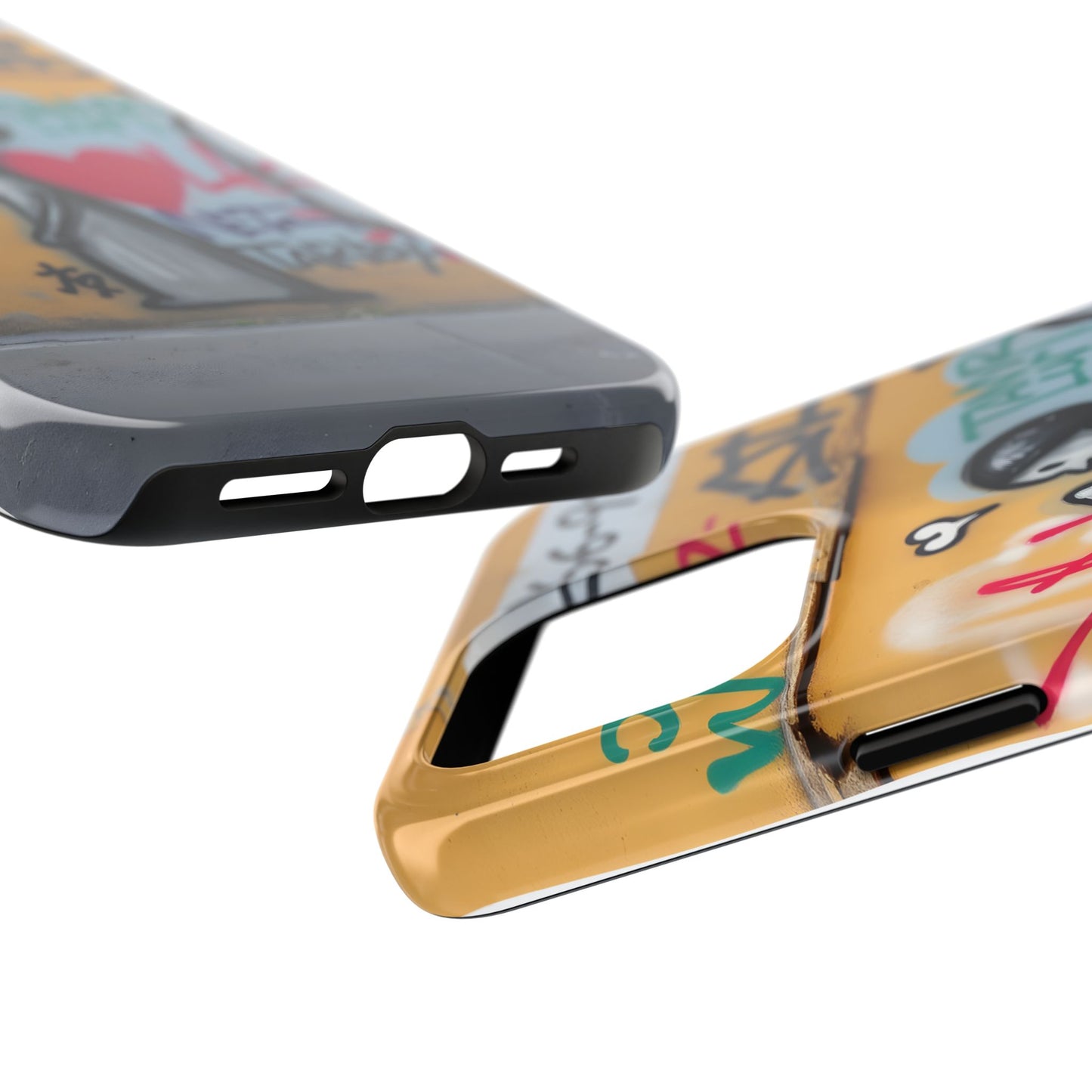 Urban Cupid Graffiti Tough Phone Case - Durable Protection with Street Art Vibe - for iPhone