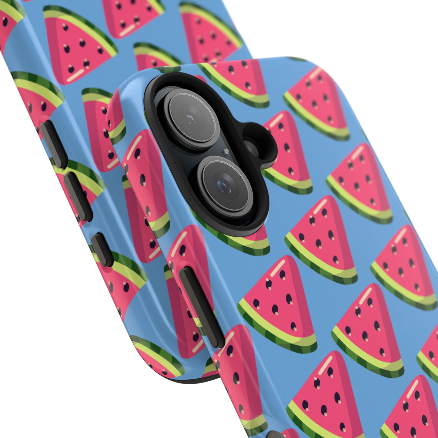 Watermelon Fun Tough Phone Case - Summer Vibes, Blue - for iPhone