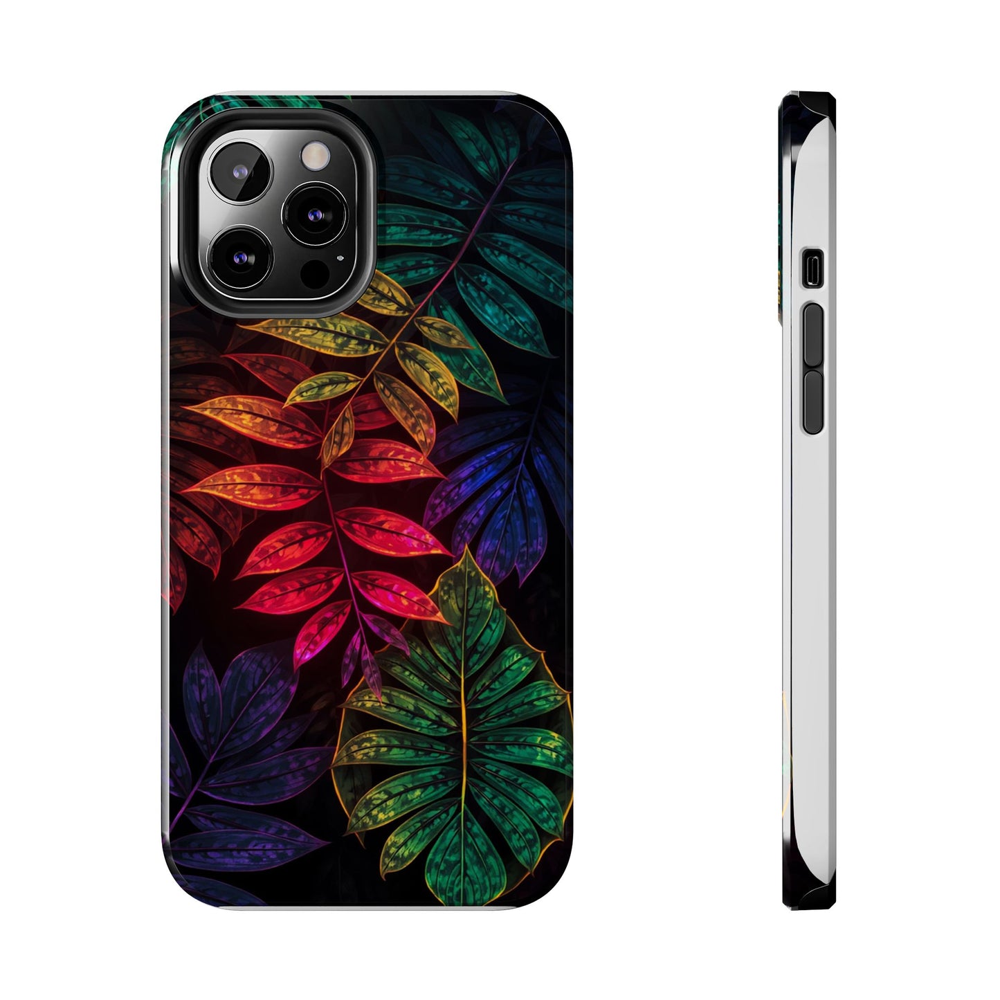 Vibrant Tropical Leaf Tough Phone Case